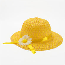 Style Sun Hat Girls Kids Straw Cap Beach Hats Bag Flower Tote Handbag Bags Suit ILML