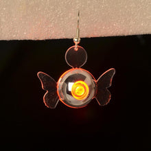 Super Nice Light Up Jewelry LED Butterfly Shape Earring Ear Stud Dance Party ILML