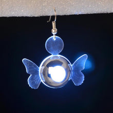 Super Nice Light Up Jewelry LED Butterfly Shape Earring Ear Stud Dance Party ILML