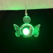 Super Nice Light Up Jewelry LED Butterfly Shape Earring Ear Stud Dance Party ILML