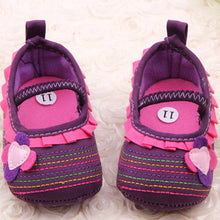 Sweet born Baby Girls Flower Ruffled Shoes Toddler Soft Bottom Kids Crib 0-12M First Walkers  ILML