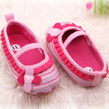 Sweet born Baby Girls Flower Ruffled Shoes Toddler Soft Bottom Kids Crib 0-12M First Walkers  ILML