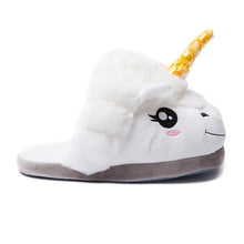Sweet Plush Cartoon Creative Men Women Slippers House Shoes Anti-skid Soft Warmer Indoor Slippers Free Size  ILML