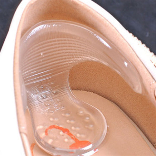 T type Rearfoot Thread Invisible PU Silicone Attached To The Anti Grinding Heel Stick Heel Pad slip-resistant insoles foot care ILML