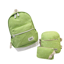 Three bag Backpack Shoulder bag purse Women backpack Dot Printing for girls Satchel Bag school backpacks ILML