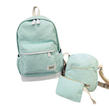 Three bag Backpack Shoulder bag purse Women backpack Dot Printing for girls Satchel Bag school backpacks ILML