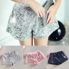Toddler 2-6 Y Kids Girl Sequins Shorts Short Pants Tie Bow Elastic Waist Trousers PY1 ILML