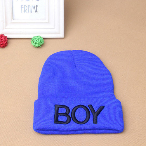 Toddler Baby Girl Boy BOY Skull Hat Warm Beanie Caps Woolen Ski Hats  ILML