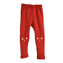 Toddler Child Cozy Animal Printed Leggings Girls Pants Baby Fleece Trousers PY5 ILML