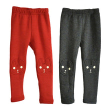 Toddler Child Cozy Animal Printed Leggings Girls Pants Baby Fleece Trousers PY5 ILML