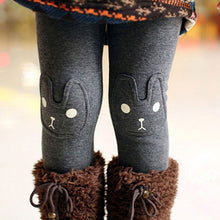 Toddler Child Cozy Animal Printed Leggings Girls Pants Baby Fleece Trousers PY5 ILML