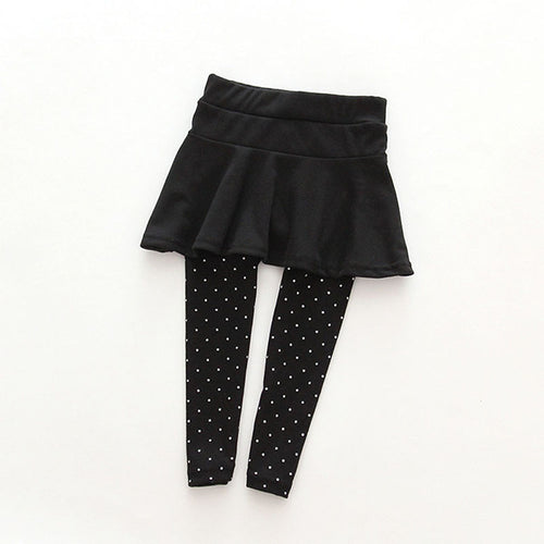 Toddler Girls Culottes Render Pants Kids Child Fall Leggings Trousers Skirt 1-7 Years ILML