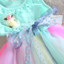 Toddler Kids Girls Rainbow Dress Princess One Piece Gauze Dress Tutu Dress 1-5T PY1 ILML