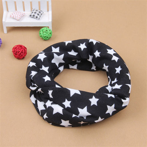 Toddlers Kids Girls Boys Snood Scarf Stars Decor Scarves Baby Neckerchief 4 Colors ILML