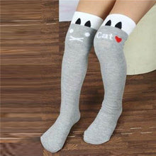 Toddlers Kids Girls Knee High Socks School Cotton Tights Striped Stockings for Girls 1-8Years ILML