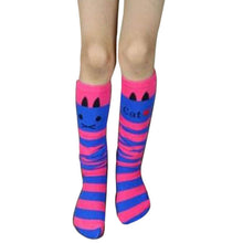 Toddlers Kids Girls Knee High Socks School Cotton Tights Striped Stockings for Girls 1-8Years ILML