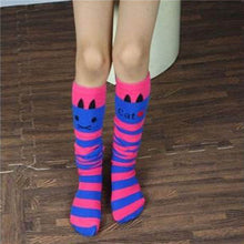 Toddlers Kids Girls Knee High Socks School Cotton Tights Striped Stockings for Girls 1-8Years ILML