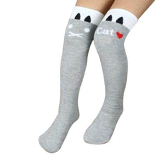 Toddlers Kids Girls Knee High Socks School Cotton Tights Striped Stockings for Girls 1-8Years ILML