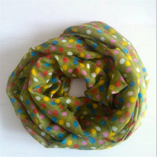 Toddlers Kids Girls Scarf Voile Dots Scarves Shawls Wrap Candy Neckerchief ILML