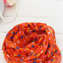 Toddlers Kids Girls Scarf Voile Dots Scarves Shawls Wrap Candy Neckerchief ILML