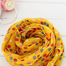 Toddlers Kids Girls Scarf Voile Dots Scarves Shawls Wrap Candy Neckerchief ILML