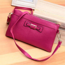 Trendy Party Women Bow Envelop bag Leather Shoulder Bag Evening Messenger Bags Crossbody Hbag Clutch Purse Tote Women's Bols ILML