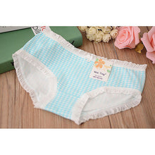 Underwear Women Cotton Panties 10 Color Cute Lady Sexy Plaid Underwear Comfortable Lingerie Girl Briefs PY3 ILML