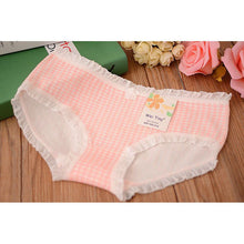 Underwear Women Cotton Panties 10 Color Cute Lady Sexy Plaid Underwear Comfortable Lingerie Girl Briefs PY3 ILML