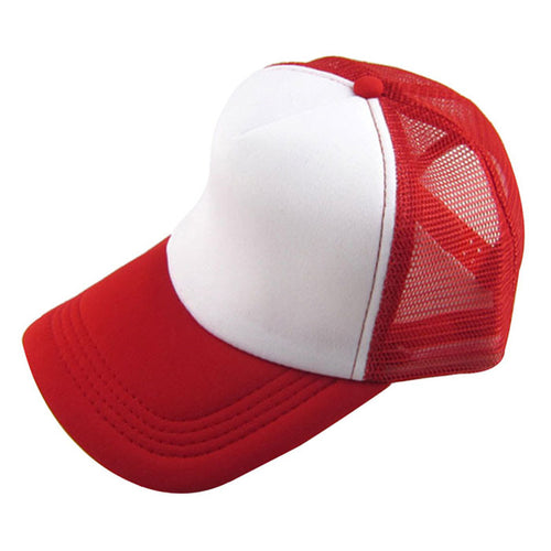 Adult Casual Hat Solid Men Women Cap Baseball Caps hat Trucker Mesh Blank Visor Hat Adjustable ILML