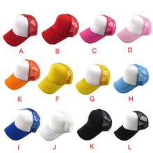 Adult Casual Hat Solid Men Women Cap Baseball Caps hat Trucker Mesh Blank Visor Hat Adjustable ILML