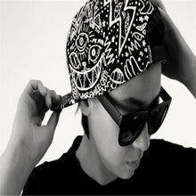 Adult Vintage Men Women Cap Baseball Caps hat Hip-Hop Flat Bill Hat Hippie Eye Hiphop Adjustable Cap ILML
