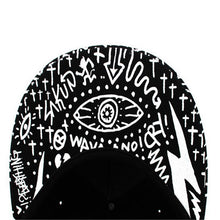 Adult Vintage Men Women Cap Baseball Caps hat Hip-Hop Flat Bill Hat Hippie Eye Hiphop Adjustable Cap ILML