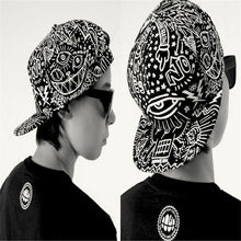 Adult Vintage Men Women Cap Baseball Caps hat Hip-Hop Flat Bill Hat Hippie Eye Hiphop Adjustable Cap ILML