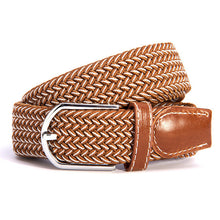 Unisex Canvas Woven Leather Pin Webbing Metal Buckle Elastic Waist Belt Men Women Waistband ILML