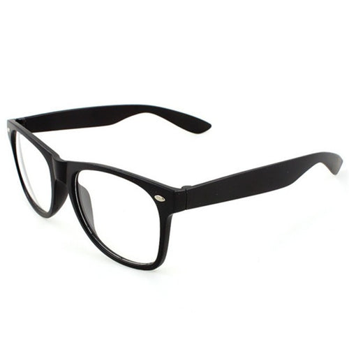 Unisex Eyewear Frames Clear Lens Nerd Glasses Square Frame Men's Women's Trendy Accessories ILML