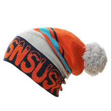 Unisex SNSUSK Brand Hats for Men Women Warm Knitted Skull Cap Hat Beanies Turtleneck Gorro Cap Snowboard ILML
