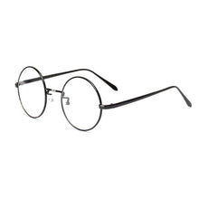 Unisex Women Men Designer Retro Metal Frame Round Glasses Clear Lens Nerd Eyewear 6 Colors ILML