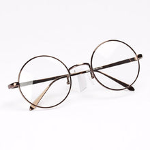 Unisex Women Men Designer Retro Metal Frame Round Glasses Clear Lens Nerd Eyewear 6 Colors ILML