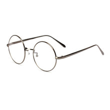 Unisex Women Men Designer Retro Metal Frame Round Glasses Clear Lens Nerd Eyewear 6 Colors ILML