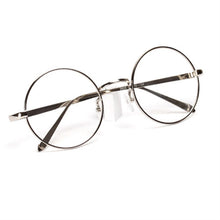 Unisex Women Men Designer Retro Metal Frame Round Glasses Clear Lens Nerd Eyewear 6 Colors ILML