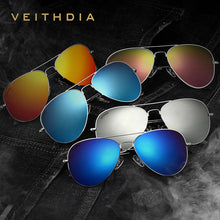 VEITHDIA Classic Polarized Sunglasseen/Women Colorful Reflective Coating Lens Eyewear Accessories Sun Glasses ILML
