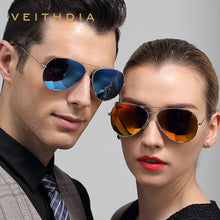 VEITHDIA Classic Polarized Sunglasseen/Women Colorful Reflective Coating Lens Eyewear Accessories Sun Glasses ILML