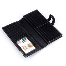 Very Stylish Super Men Long Section Button Bifold Business Leather Wallet Card Coin Wallet Purse ILML