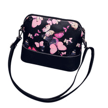 Vintage Butterfly Flower women's hbags Printing Shoulder Bag Leather Purse Satchel Clutch Tote Messenger Ladies Bag designer ILML