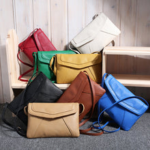 Vintage Casual Small Women Crossbody Bags Girl Leather Messenger Bag Retro Envelope Bag Hbag Purse Sling Shoulder Bag Thin ILML