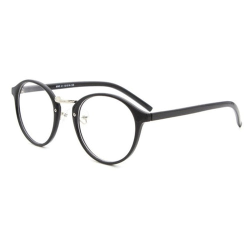 Vintage Classic Women Clear Lens Plastic Round Frame Nerd Geek Glasses Eyeglasses 5 Colors LY6 ILML