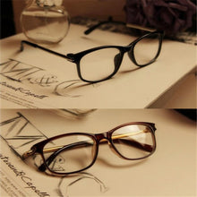 Vintage Mens Womens Clear Lens Eyewear Plastic Round Frame Nerd Geek Glasses Eyeglasses ILML