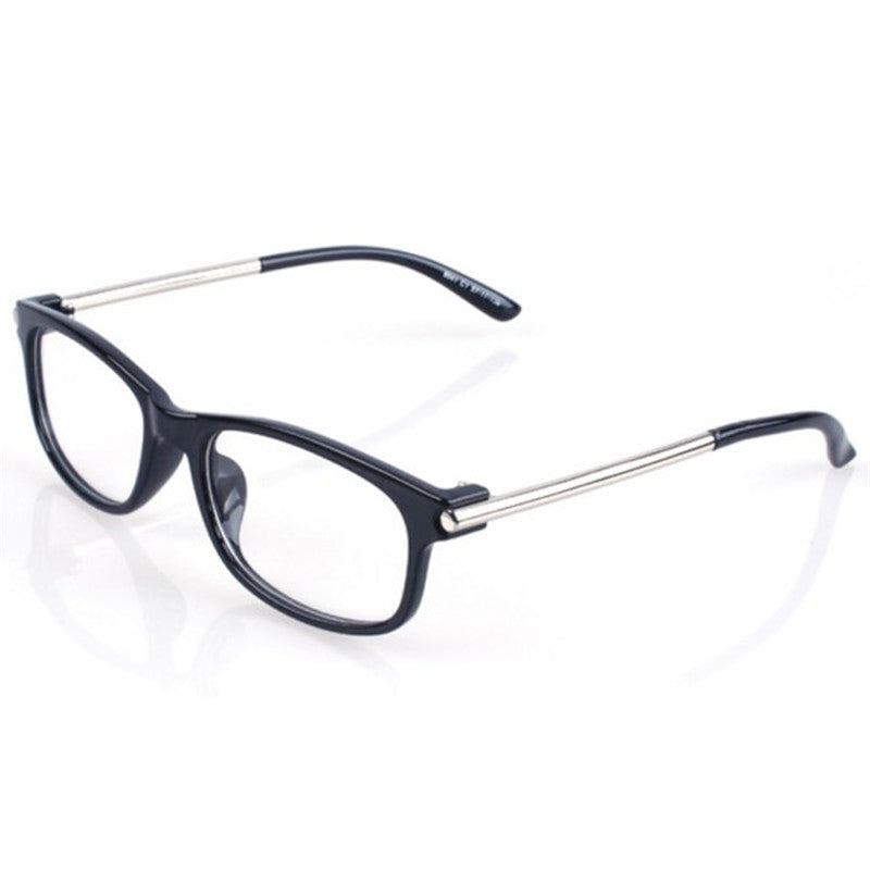 Vintage Mens Womens Clear Lens Eyewear Plastic Round Frame Nerd Geek Glasses Eyeglasses ILML