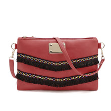Vintage Women Messenger Bags National style Tassel PU leather Crossbody Shoulder Bags Hbags Purse Clutch Bag Women's Bolsas ILML