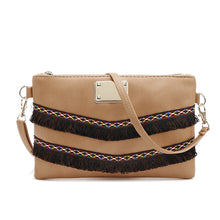 Vintage Women Messenger Bags National style Tassel PU leather Crossbody Shoulder Bags Hbags Purse Clutch Bag Women's Bolsas ILML